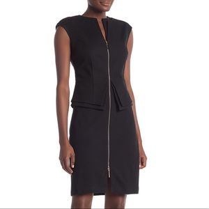 Ted Baker London Structured Zip Peplum Dress LBD